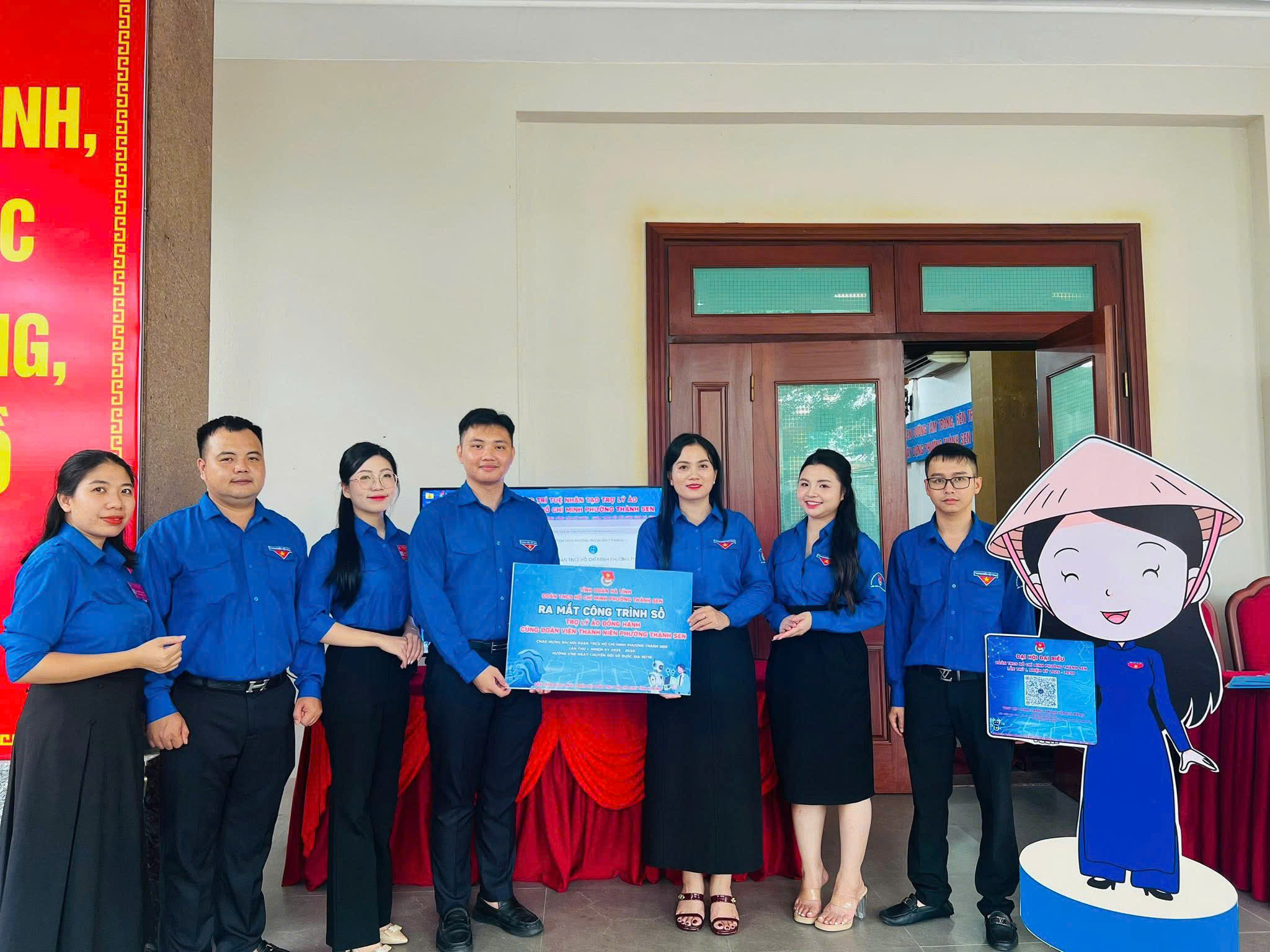 Đoàn phường Thành Sen ra mắt công trình số “Trợ lý ảo – Đồng hành cùng thanh niên” 