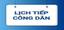 UBND phường Thành Sen thông báo lịch tiếp công dân tháng 8 năm 2025 