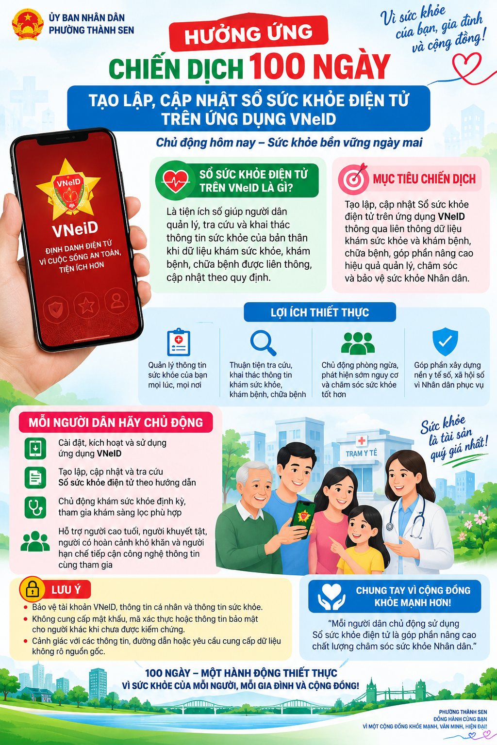 Sổ sức khỏe điện tử trên VNeID – tiện ích số vì sức khỏe của mỗi người dân