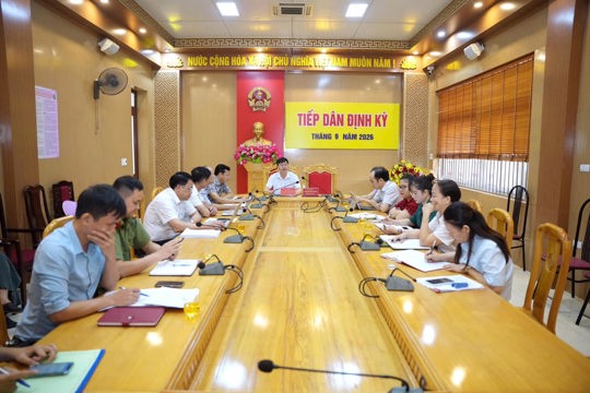 Chủ tịch UBND phường Thành Sen Nguyễn Văn Chung chủ trì phiên tiếp công dân tháng 9 năm 2026