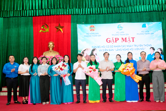 Phường Thành Sen gặp mặt các tổ chức hội và tổ chức diễn đàn “Lắng nghe hội viên nói”