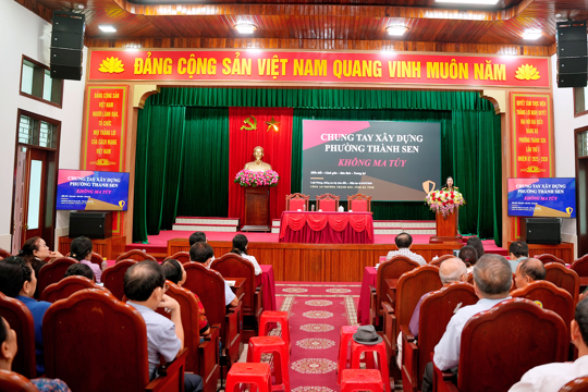 Phường Thành Sen tuyên truyền về phòng chống ma túy, lừa đảo trên không gian mạng