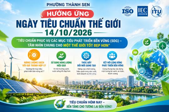 Hưởng ứng Ngày Tiêu chuẩn thế giới 14/10/2026