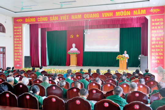 Hội Cựu chiến binh phường Thành Sen tập huấn nghiệp vụ công tác hội năm 2026