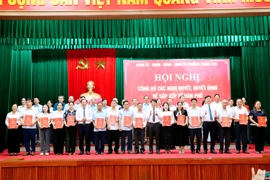 Phường Thành Sen công bố thành lập 36 Tổ dân phố mới